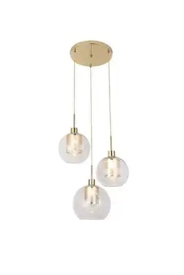 RABALUX Philana visilica E14 3X MAX 40W gold