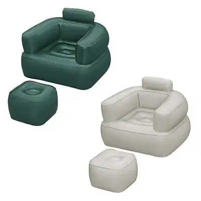 BESTWAY Comfi Cube fotelja na naduvavanje sa tabureom 107×99×80