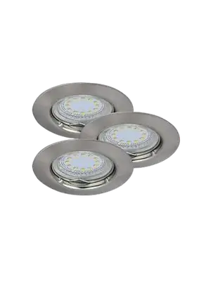 RABALUX Lite LED ugradni spot GU10 3x3W 3000K mat hrom