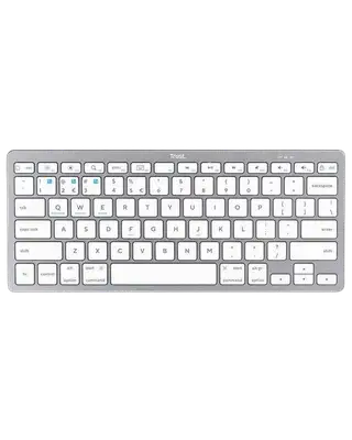 TRUST Basics bezicna tastatura US sivo bela