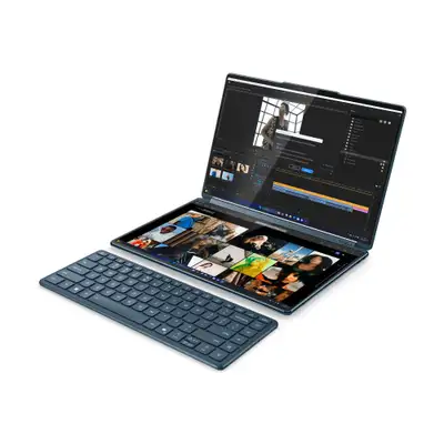 LENOVO Yoga Book 9 14IAH10, 14" OLED, Intel Core Ultra 7 255H, 32GB, 1TB, W11P+BT / M+Folio Stand, Tidal Teal, Magnesium (83KJ000RRM)