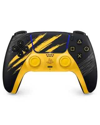 SONY PS5 Dualsense Wireless Controller Marvels Wolverine Battle Yellow 