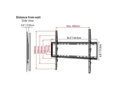 BARKAN E307.B LCD TV zidni nosac 13-65 inca