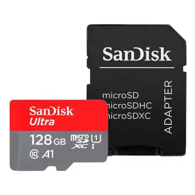 SANDISK SDXC 128GB Ultra Micro 140MB/s A1 Class 10 UHS-I sa Adap.