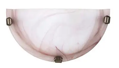 RABALUX Alabastro zidna lampa E27 60W tabaco / bronza