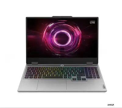 LENOVO LOQ 15AHP10, 15.6" FHD, AMD Ryzen 7, 16GB, 1TGB SSD, RTX5060 8GB AI-chip, RGB Backlite, DOS, Luna Grey (83JG00EEYA)