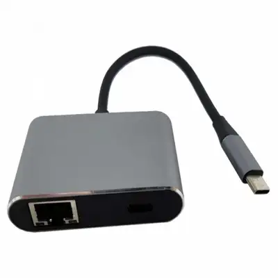 LINKOM Adapter Konvertor Tip C+2xUSB 3.0+TIP C+RJ45