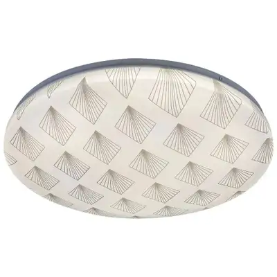 RABALUX Benita,ind.Ceil.LED 24W,white patt. D38