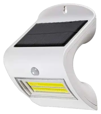 RABALUX Opava,outdoor solar,LED 2W,bela,sa senzorom