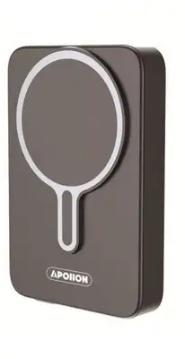 APOLLON Power bank 10000mAh 15W Wireless Grey
