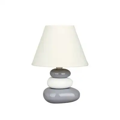 RABALUX Salem keramicka stonaE14 40W sivo-belo