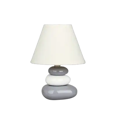 RABALUX Salem keramicka stonaE14 40W sivo-belo