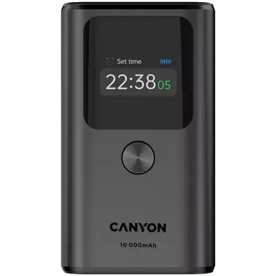 CANYON Power Bank 10000mAh 30W Dark Grey CNS-CPB130DG