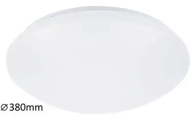 RABALUX Lucas kupatilska plafonjera LED 24W 4000K 38cm bela IP44
