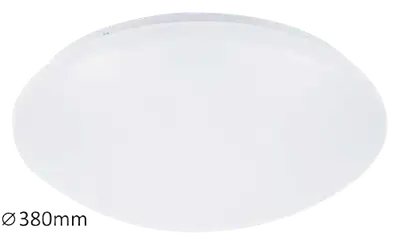 RABALUX Lucas kupatilska plafonjera LED 24W 4000K 38cm bela IP44