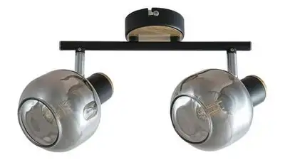 RABALUX Salazar,spot,E142X MAX40W,bl / oak / smoke