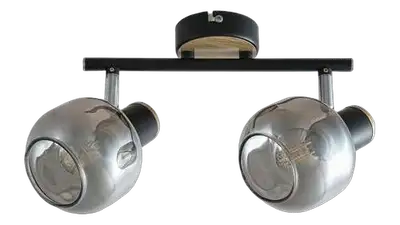 RABALUX Salazar,spot,E142X MAX40W,bl / oak / smoke