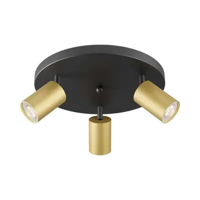 BRAYTRON BRY-BETA-RND_3-GLD-GU10-SPOTLIGHT