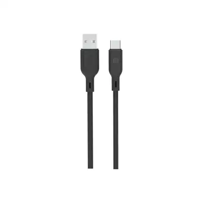 Dviced Cable USB-A to USB-C silicone 1,25m - Black DV110005