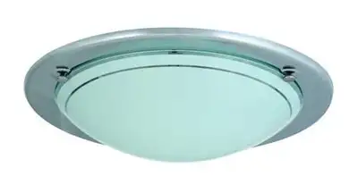 RABALUX Ufo plafonjera D29 E27 60W hrom opal