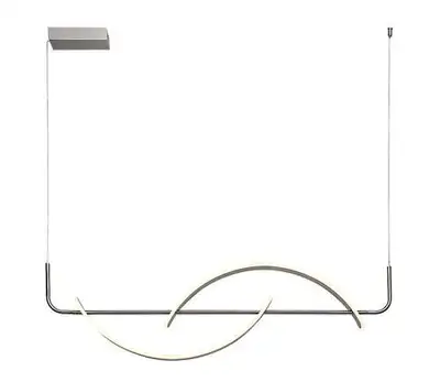 RABALUX Jarnelle, visilica brušeni hrom LED 35W, 2450lm, 3000K, 127cm