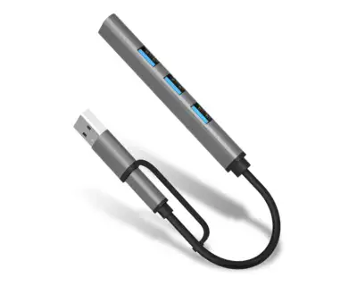 LINKOM USB HUB 3.1 TIP C, USB na 4xUSB