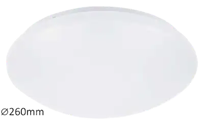 RABALUX Lucas kupatilska plafonjera LED 12W 4000K 26cm bela IP44