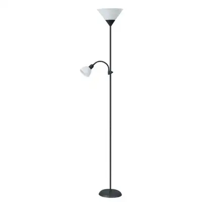 RABALUX Action podna lampa sa citacem E27+E14 crna / bela