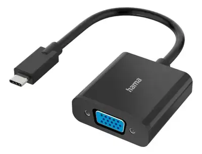 HAMA adapter USB-C muski na VGA zenski, Full HD