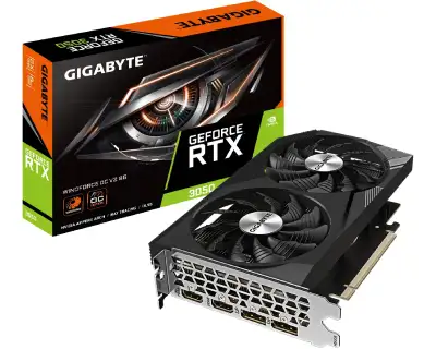 GIGABYTE nVidia GeForce RTX 3050 8GB 128bit GV-N3050WF2OCV2-8GD