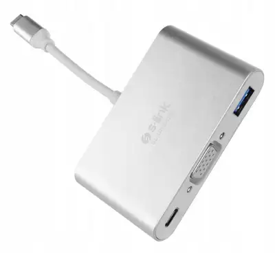 S-LINK SL-USB-C66 TIP C-VGA,USB3.0-3.1 ADAPTER
