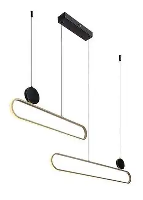 RABALUX Circado visilica LED48W crna / gold
