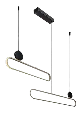 RABALUX Circado visilica LED48W crna / gold