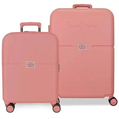 PEPE JEANS  ACCENT set kofera 2 / 1 roze