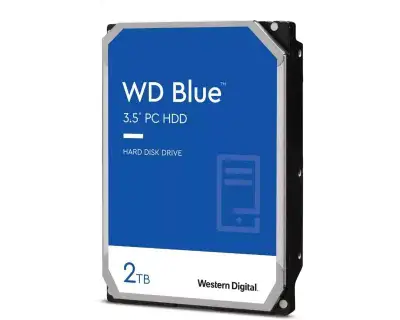 WESTERN DIGITAL 2TB 3.5" SATA III 256MB 7.200rpm WD20EZBX Blue