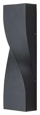 RABALUX Follina, spoljna zidna lampa LED11W crna