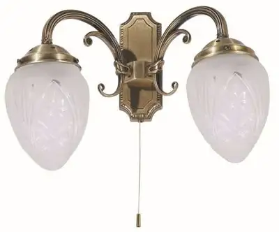RABALUX Annabella  zidna lampaE14 2x40W bronza