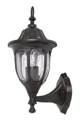 RABALUX Milano spoljna zidna lampa  E27 60W crno IP43
