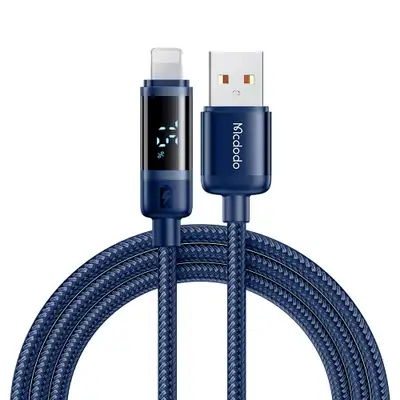 MCDODO CA-5001 kabl Digital Display 12W, USB na Lightning, 1.2m, plavi