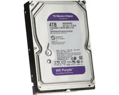 WESTERN DIGITAL 4TB SATA III 64MB WD44PURZ Purple