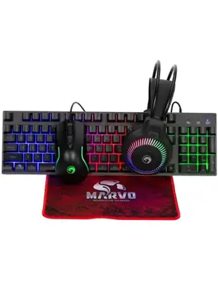 MARVO Loot 40 CM416 Tastatura+Mis+Slusalice+Podloga