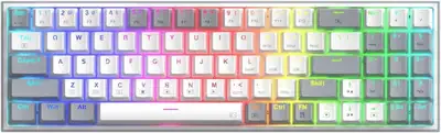 REDRAGON Pollux RGB Gaming Keyboard White, Red Switch