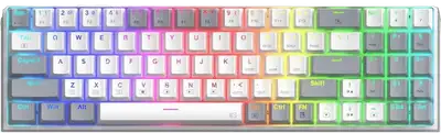 REDRAGON Pollux RGB Gaming Keyboard White, Red Switch