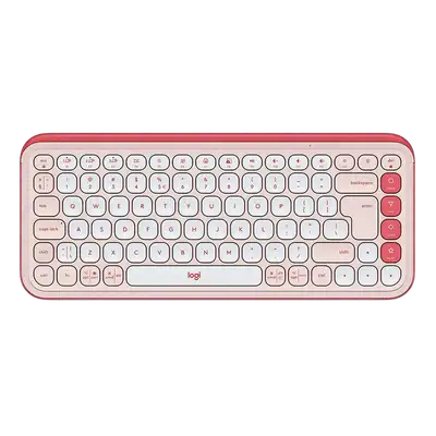 LOGITECH POP ICON KEYS US BT bezicna tastatura roze 920-013073