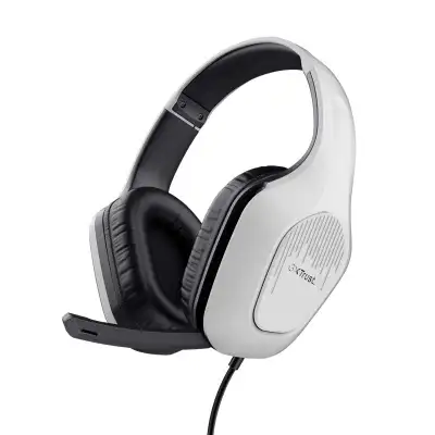 TRUST GXT415W Zirox Headset bela