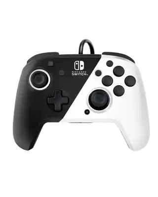 PDP Nintendo Switch Faceoff Deluxe Controller + Audio - Black & White