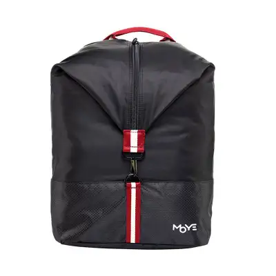 MOYE Trailblazer 13.3" Backpack Black O7 + Neck Pillow Grey