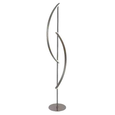 RABALUX Jarnelle, podna brušeni hrom LED 30W, 3000K, visina 150cm