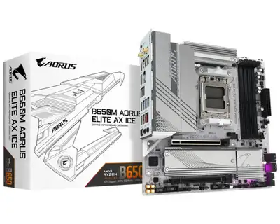 GIGABYTE B650M A ELITE AX ICE
