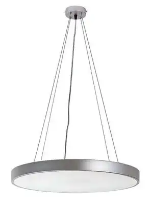 RABALUX Tesia plafonjera srebrna 60W 3600lm, 3000+6000K, D60cm IP21